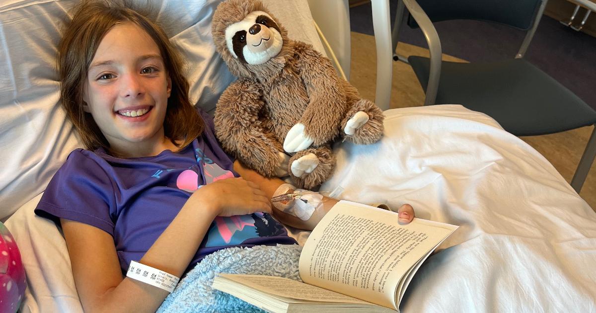 Rosie on diagnosis day, 1/7/2026